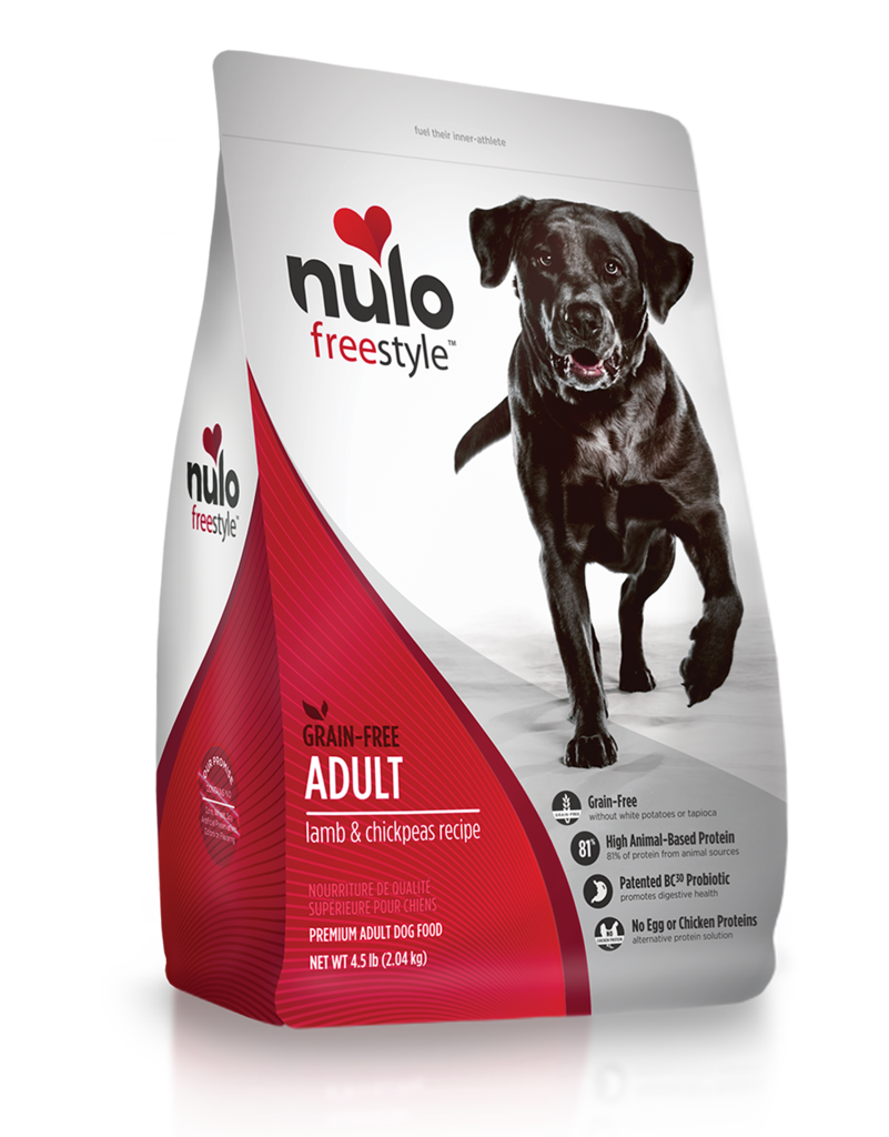 NULO PERRO ADULTO - GRAIN FREE CORDERO Y GARBANZOS - 24 LB – 10.89KG
