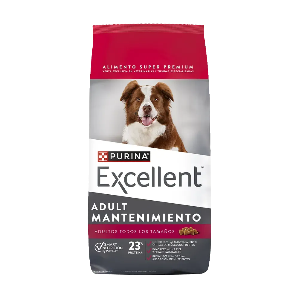 EXCELLENT – ADULTO MANTENIMIENTO TODOS LOS TAMAÑOS – 22.7 KG
