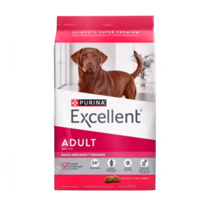 EXCELLENT - ADULTO RAZAS MEDIANAS Y GRANDES POLLO Y ARROZ – 17KG