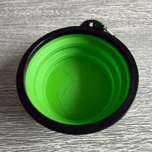 Tazón Plegable Portátil Verde