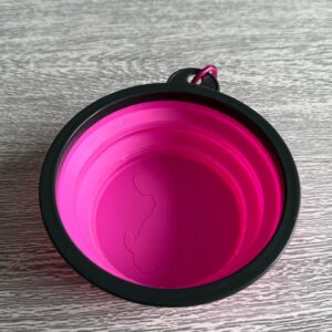 Tazón Plegable Portátil Fucsia